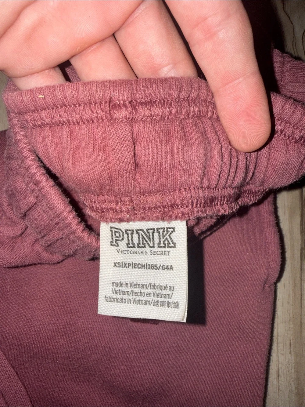 PINK Victoria's Secret Rose Mauve Joggers - Picture 2 of 4